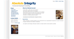 Desktop Screenshot of absoluteintegrityservices.com.au
