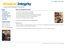 Tablet Screenshot of absoluteintegrityservices.com.au